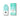 Mint green and white Disposvape R-Boxx 3000 vaping device with flavorful vape experience packaging
